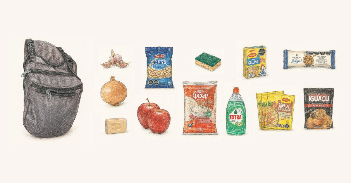 Que comida llevar para viajar en moto
